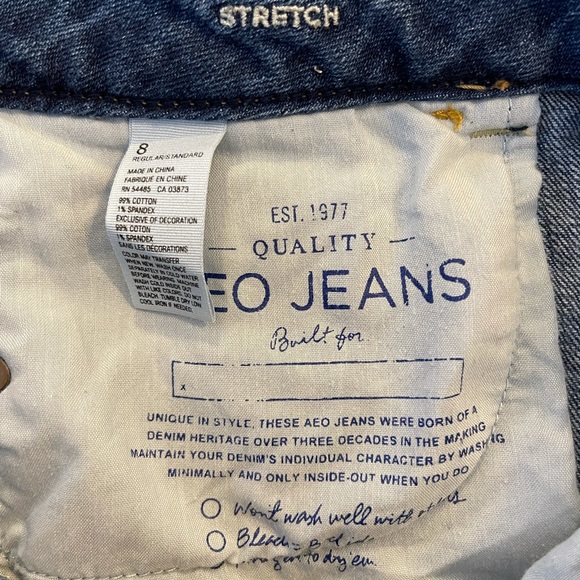 American Eagle Artist Stretch Flare Jeans 8R - Picture 6 of 10